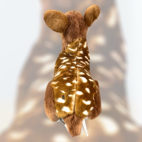 FAO Schwarz Toys R Us Spotted Deer Fawn 18” Soft Plush Animal - Picture 4 of 8